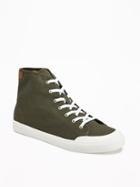 Old Navy High Top Sneakers For Men - Olive Through This