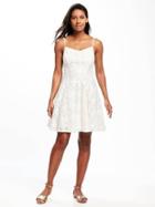 Old Navy Fit & Flare Cutwork Dress For Women - Catch My Drift