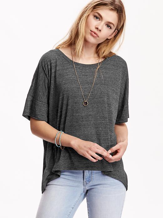 Old Navy Womens Boxy Tees Size Xs - Dark Charcoal Gray
