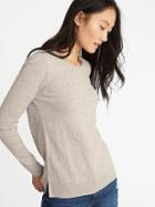 Old Navy Womens Crew-neck Sweater For Women Oatmeal Marl Size Xs