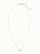 Pav-zigzag Pendant Necklace For Women