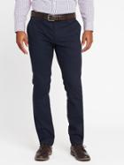 Old Navy Mens Slim Signature Built-in Flex Non-iron Pants For Men In The Navy Size 34w