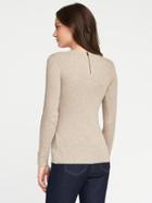 Old Navy Rib Knit Zip Back Sweater For Women - Barley