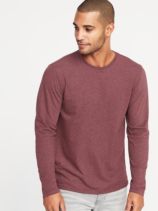 Soft-washed Long-sleeve Tee For Men