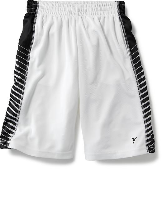Old Navy Go Dry Mesh Panel Shorts - Bright White