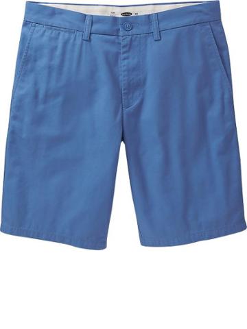 Old Navy Mens Slim Fit Twill Shorts 9 1/2&quot; Size 44w Big - Anchor Bay Blue