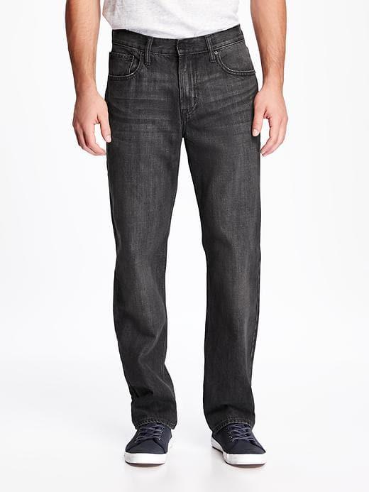 Old Navy Mens Loose Jeans For Men Gray Wash Size 40w