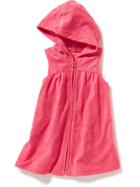 Old Navy Loop Terry Swim Cover Up - Coral Sizzle