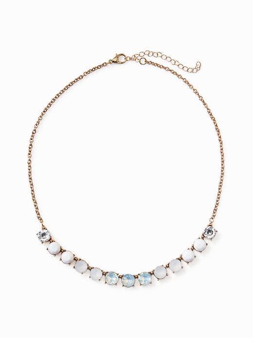 Old Navy Ombr Bead Necklace For Women - Bright White