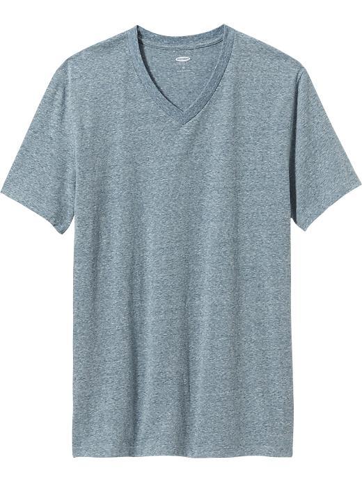 Old Navy Mens V Neck Tee Size Xxl Big - Heather Blue