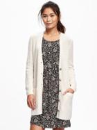 Old Navy Relaxed Shaker Stitch Cardi For Women - Cream