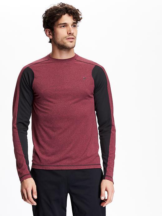 Old Navy Go Dry Contrast Panel Tee - Apple Of My Eye