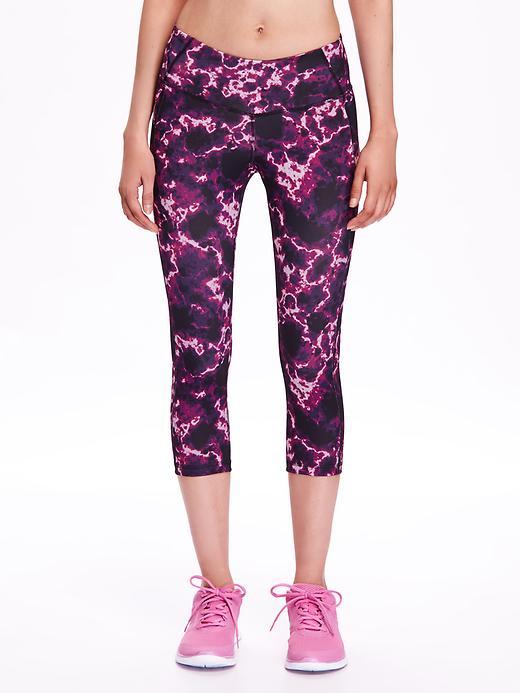 Old Navy Go Dry Compression Crops 20 - Marble