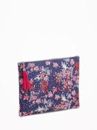 Old Navy Large Cosmetic Bag For Women - Navy Floral