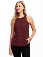 Old Navy Embroidered Mesh Tank For Women - Raisin For Living