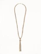 Old Navy Knotted Multi Strand Chain Necklace For Women - Mixed Metal