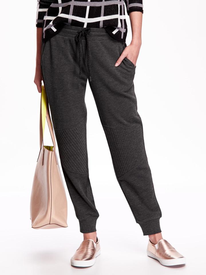Old Navy Terry Fleece Joggers Size L Tall - Charcoal