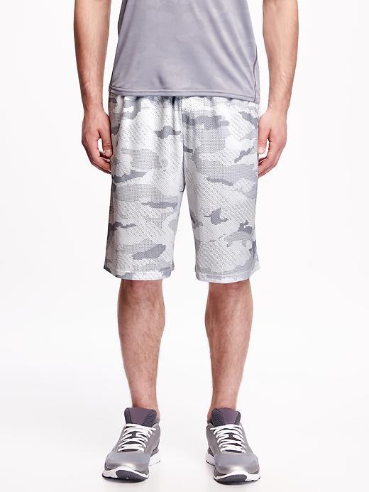 Old Navy Mesh Performance Shorts For Men 10 - Bright White 2