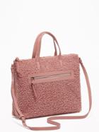 Old Navy Womens Sherpa Crossbody Bag For Women English Rose Size One Size