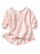 Old Navy Floral Blouse Size 12-18 M - Pink Floral