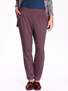 Old Navy Womens High Rise Herringbone Pull On Pants Size L Tall - Marion Berry