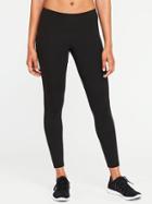 Old Navy Mid Rise Go Dry 7/8 Leggings For Women - Black