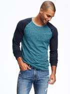 Old Navy Soft Washed Raglan Tee For Men - Song Of The Sea