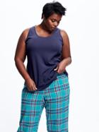 Old Navy Waffle Knit Plus Size Tank Size 1x Plus - Lost At Sea Navy