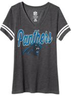 Old Navy Womens Nfl Sleeve Stripe Tee Size L - Panthers
