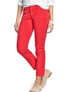 Old Navy Womens The Pixie Ankle Pants Size 0 Regular - Red Dot