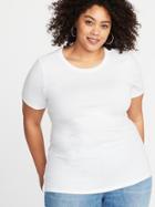 Slim-fit Plus-size Crew-neck Tee