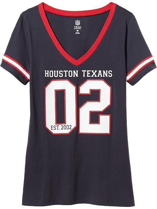 Old Navy Womens Nfl Team V Neck Tees - Texans