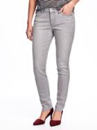 Old Navy Womens Curvy Skinny Jeans For Women Gray Size 0