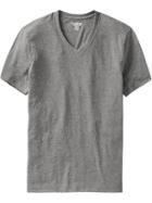 Old Navy Mens V Neck Jersey Tees - Light Gray