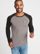 Old Navy Mens Nhl Team-graphic Raglan Tee For Wmen Dallas Stars Size M