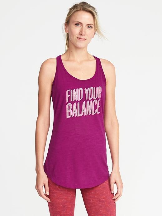 Old Navy Womens Graphic Racerback Performance Tank For Women Berries Galore Size Xs