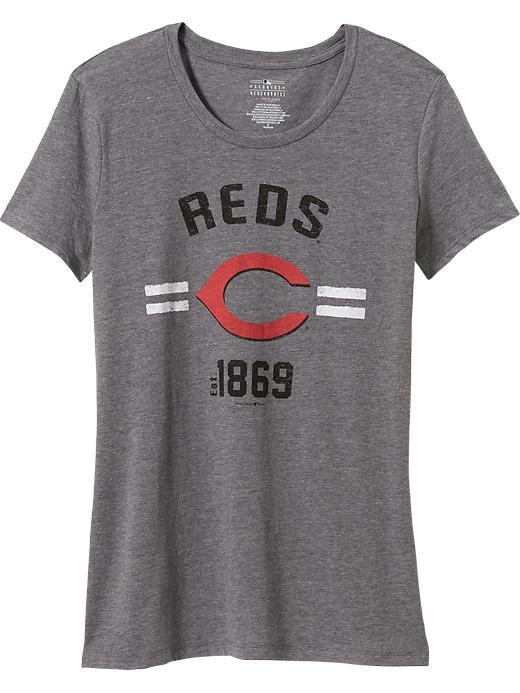 Old Navy Womens Mlb Team Tees Size L - Cincinnati Reds