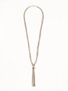 Old Navy Womens Knotted Multi-strand Chain Necklace For Women Mixed Metal Size One Size