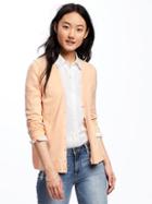 Old Navy Button Front Cardi For Women - Melon Orange