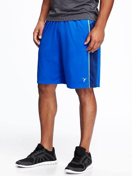 Old Navy Go Dry Train Shorts For Men 10 - Prize Winner Polyester
