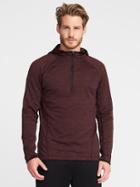 Old Navy Go Warm Textured Fleece 1/2 Zip Hoodie For Men - Wine Tasting