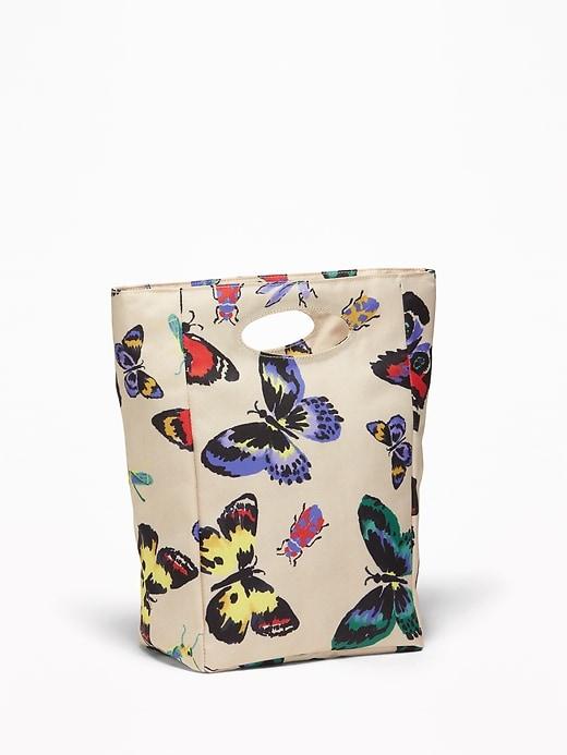 Graphic Canvas Lunch Tote