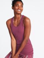 Old Navy Womens Cutout-back Performance Tank For Women Bust A Mauve Size S
