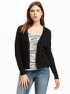 Old Navy Womens Button-front V-neck Cardi For Women Blackjack Size Xs