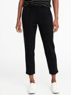 Old Navy Womens Color-block Side-stripe Track Pants For Women Black Size L