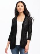 Old Navy Open Front Cocoon Cardi For Women - Blackjack