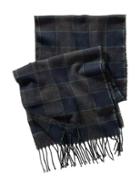 Old Navy Mens Plaid Scarf Size One Size - Gray/navy