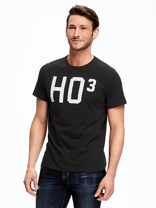 Old Navy Graphic Crew Neck Tee For Men - Blackjack