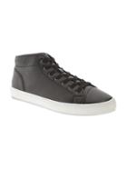 Old Navy Mens Faux Leather Classic High Top Sneaker Size 10 - Black
