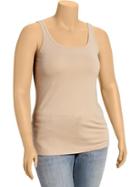 Womens Plus Jersey Stretch Tamis Size 2x Plus - Nude